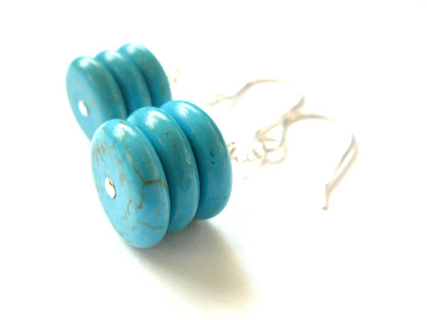 Turquoise Magnesite Earrings